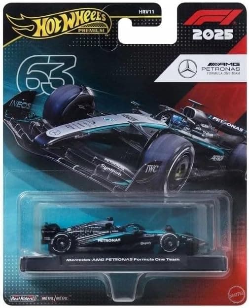 ماشین اسباببازی فرمول ۱ Mercedes-Amg Petronas Mattel مدل HRV11-JKD80 ماشین اسباببازی فرمول ۱ Mercedes-Amg Petronas Mattel مدل HRV11-JKD80
