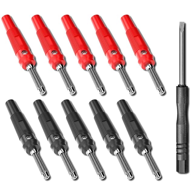 کانکتور آداپتور فیش موزی 4mm مدل Cleqee کانکتور آداپتور فیش موزی 4mm مدل Cleqee