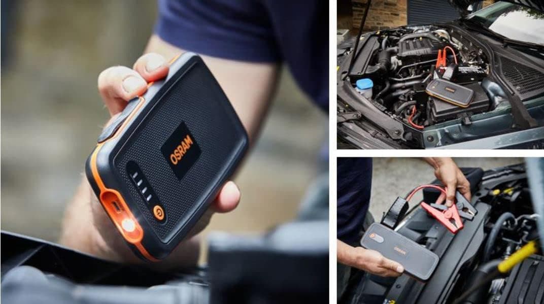 جامپاستارتر خودرو Osram لیتیومی با پاوربانک 6000mAh و جریان 500A مدل Batterystart200 جامپاستارتر خودرو Osram لیتیومی با پاوربانک 6000mAh و جریان 500A مدل Batterystart200