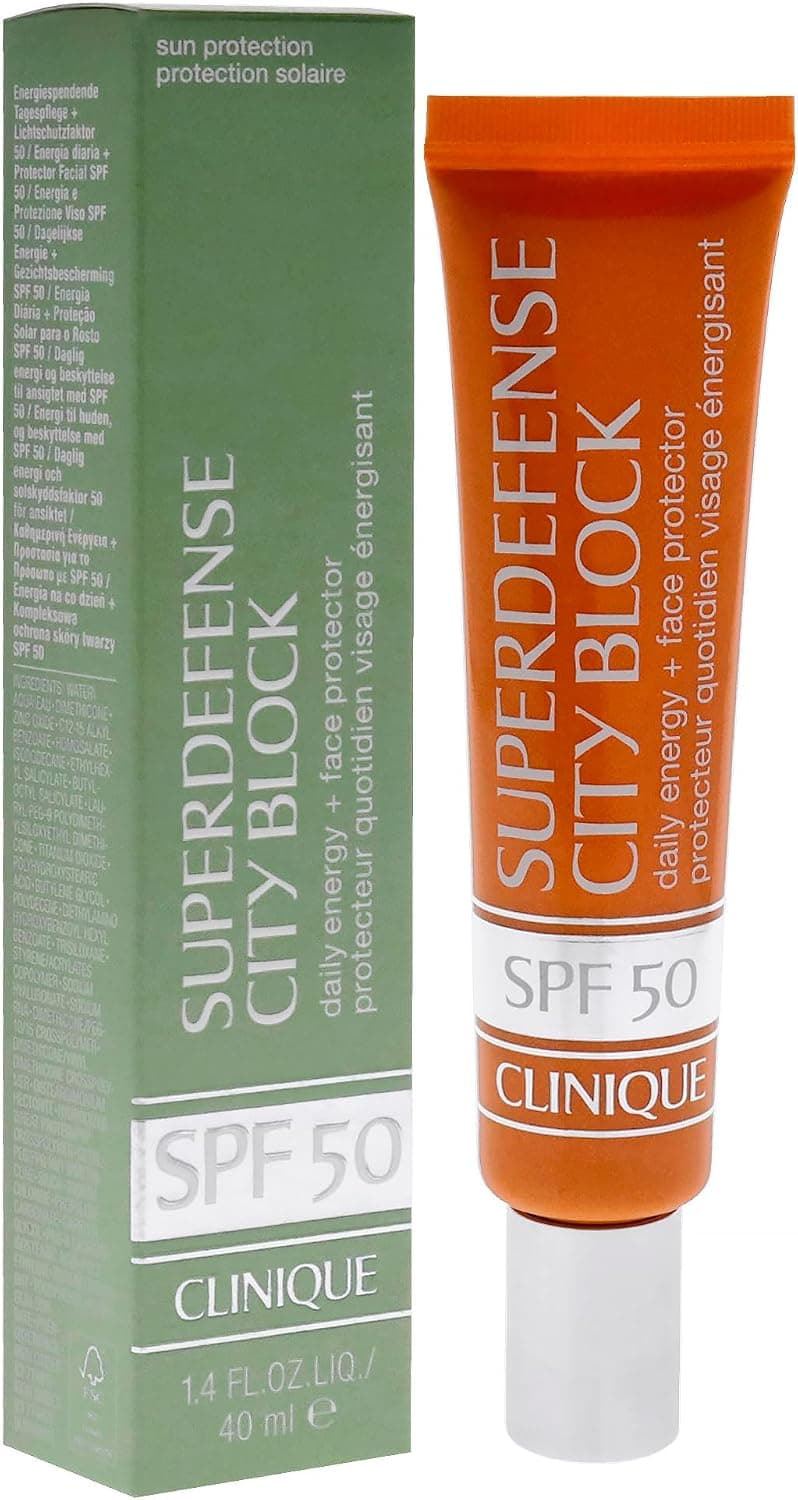 کرم ضدآفتاب Clinique Superdefense City Block SPF50 40 ml کرم ضدآفتاب Clinique Superdefense City Block SPF50 40 ml