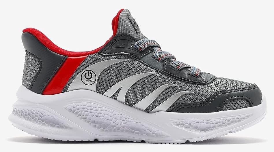 کفش ورزشی پسرانه Skechers با چراغ خاکستری مدل METEOR-LIGHTS - BRISK-BEAMS کفش ورزشی پسرانه Skechers با چراغ خاکستری مدل METEOR-LIGHTS - BRISK-BEAMS
