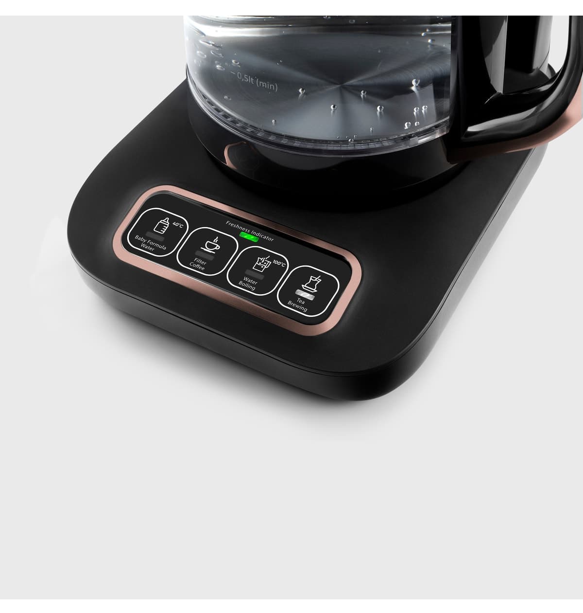 چایساز شیشهای Karaca هوشمند گویا Çaysever Robotea Pro Connect 4 in 1 چایساز شیشهای Karaca هوشمند گویا Çaysever Robotea Pro Connect 4 in 1