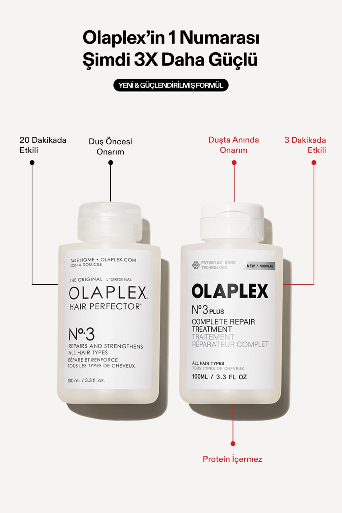 درمان ترمیم کامل Olaplex مدل No3+ 100 ML درمان ترمیم کامل Olaplex مدل No3+ 100 ML
