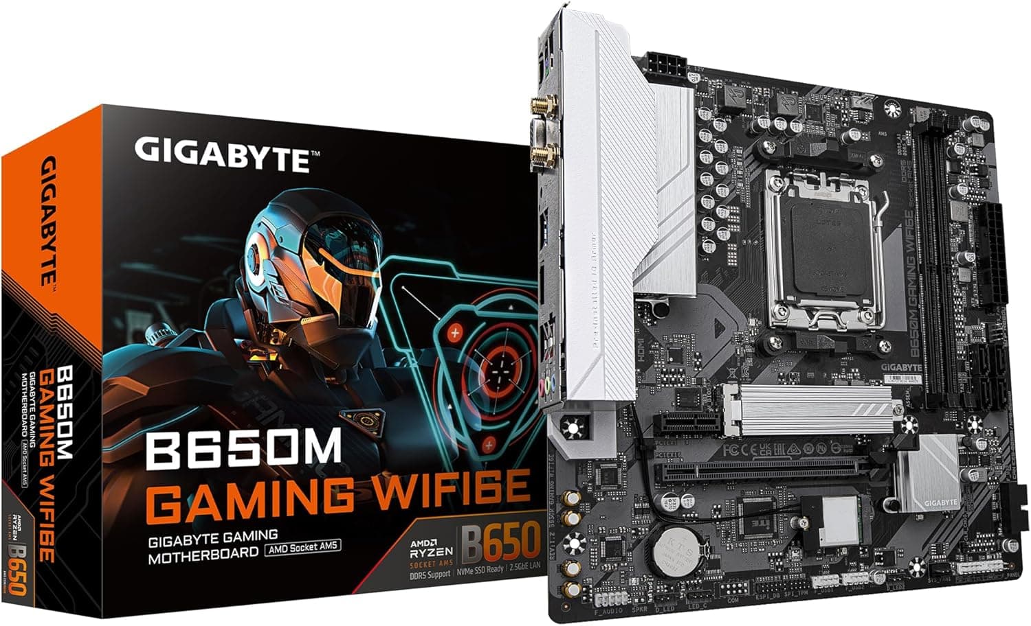 مادربرد Gigabyte مدل B650M GAMING WIFI6E برای پردازندههای AMD Ryzen 9000 مادربرد Gigabyte مدل B650M GAMING WIFI6E برای پردازندههای AMD Ryzen 9000