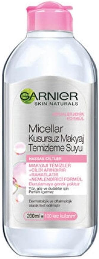 آب میسلار پاککننده آرایش Garnier Kusursuz 200 ml آب میسلار پاککننده آرایش Garnier Kusursuz 200 ml
