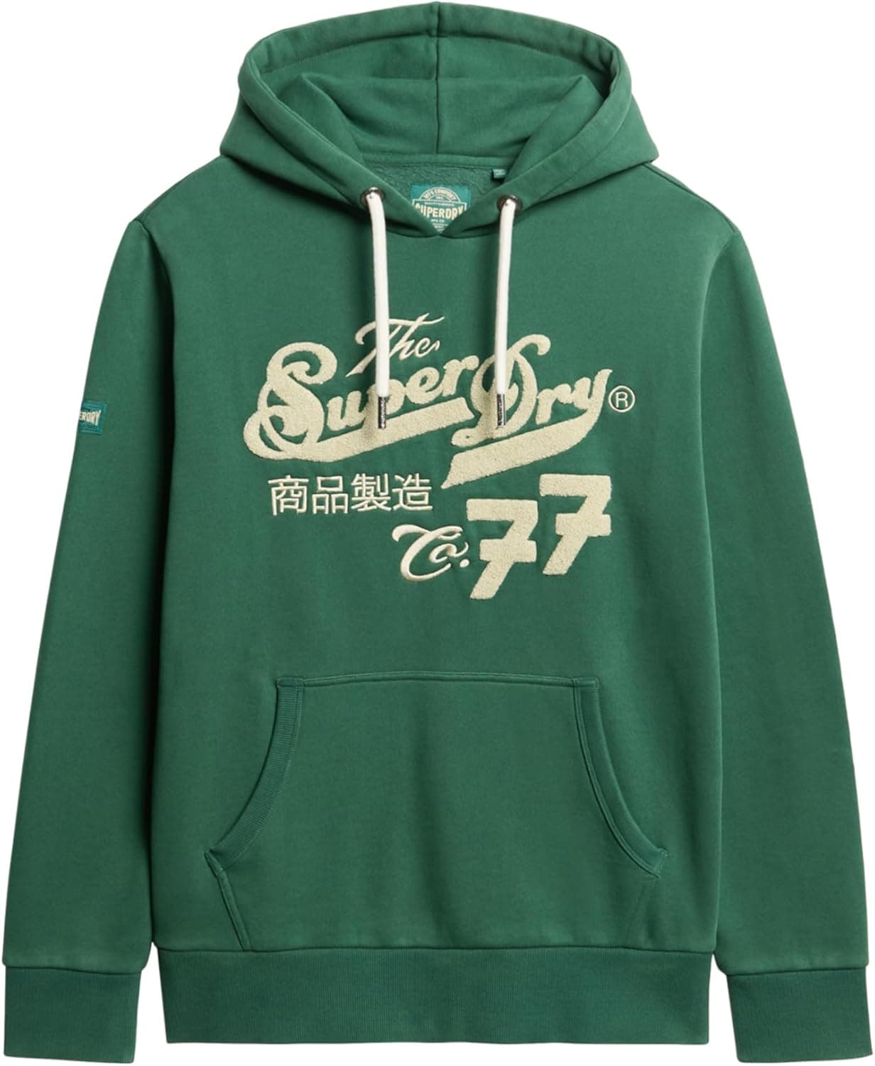 سوئیشرت مردانه Superdry با یقه کلاهدار سبز سایز M مدل 5003215446 سوئیشرت مردانه Superdry با یقه کلاهدار سبز سایز M مدل 5003215446