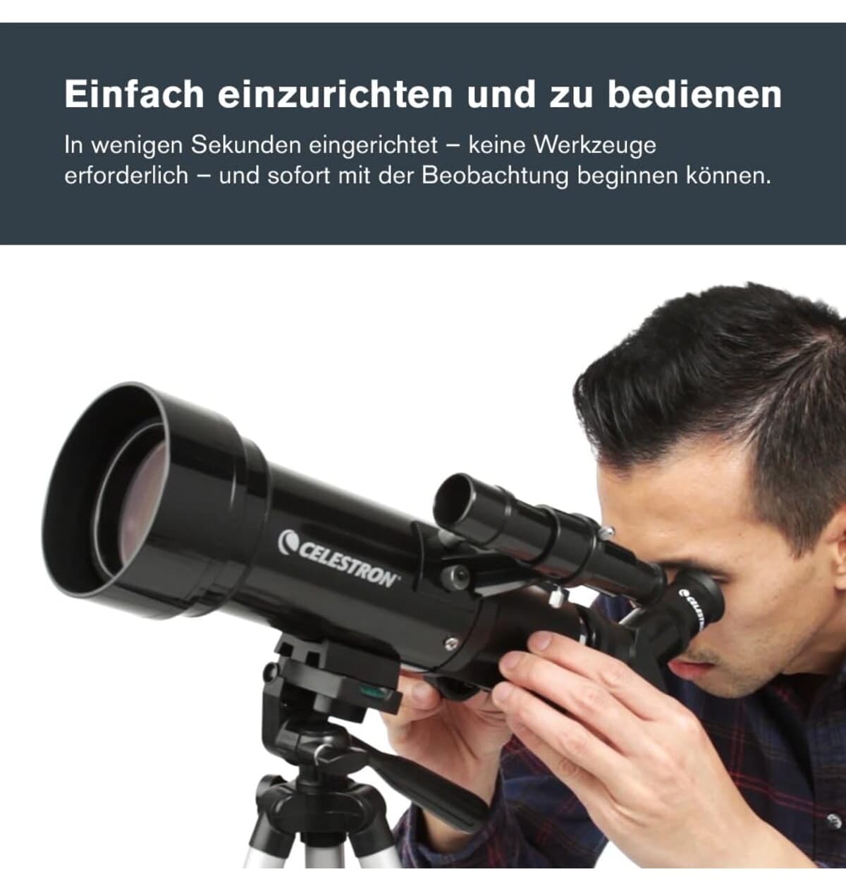 تلسکوپ انکساری قابل حمل Celestron Travel Scope 70 ست همراه با کوله پشتی مشکی مدل 21035 تلسکوپ انکساری قابل حمل Celestron Travel Scope 70 ست همراه با کوله پشتی مشکی مدل 21035