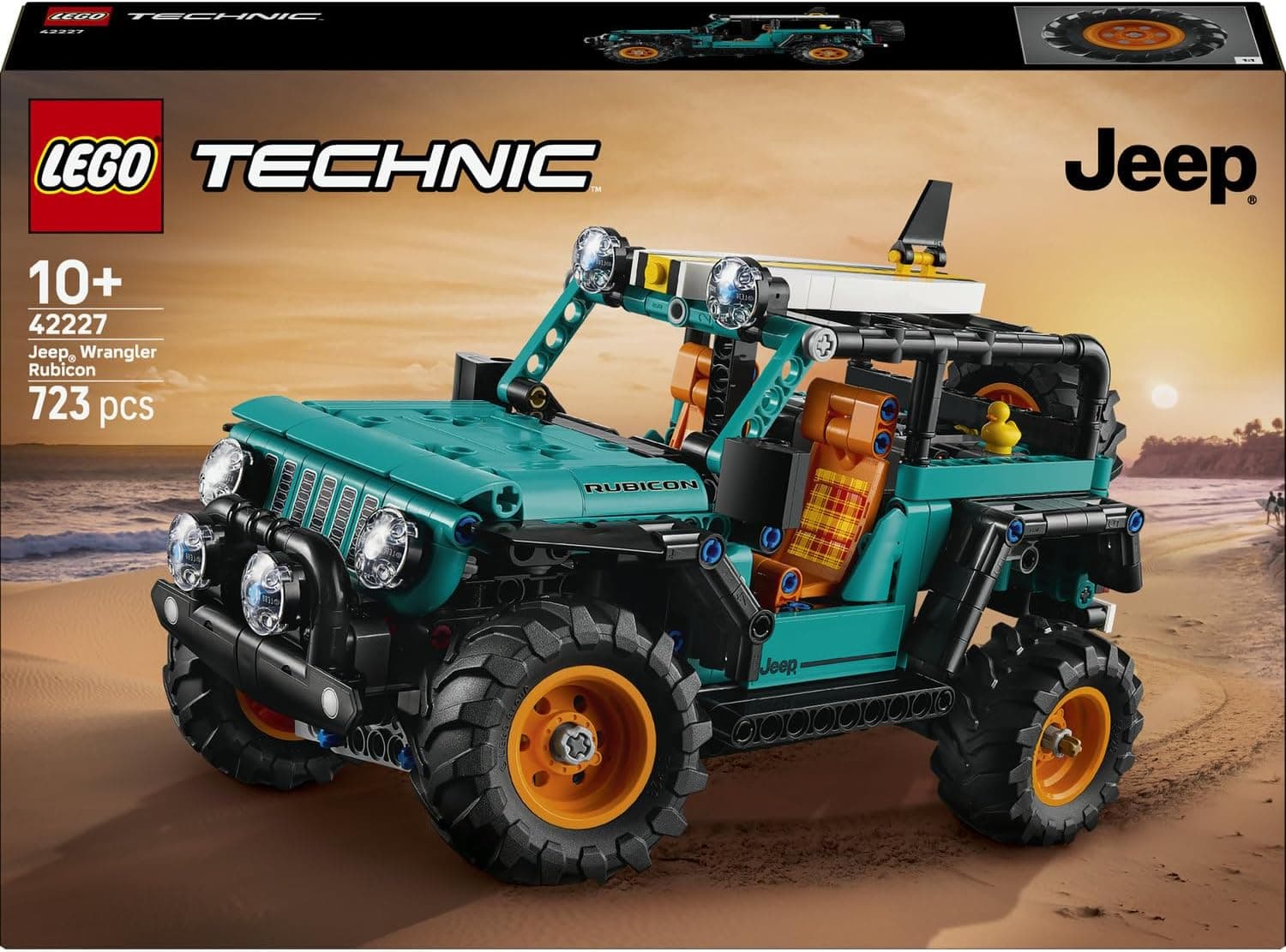 لگو Technic Jeep Wrangler Rubicon SUV مدل 42227 لگو Technic Jeep Wrangler Rubicon SUV مدل 42227