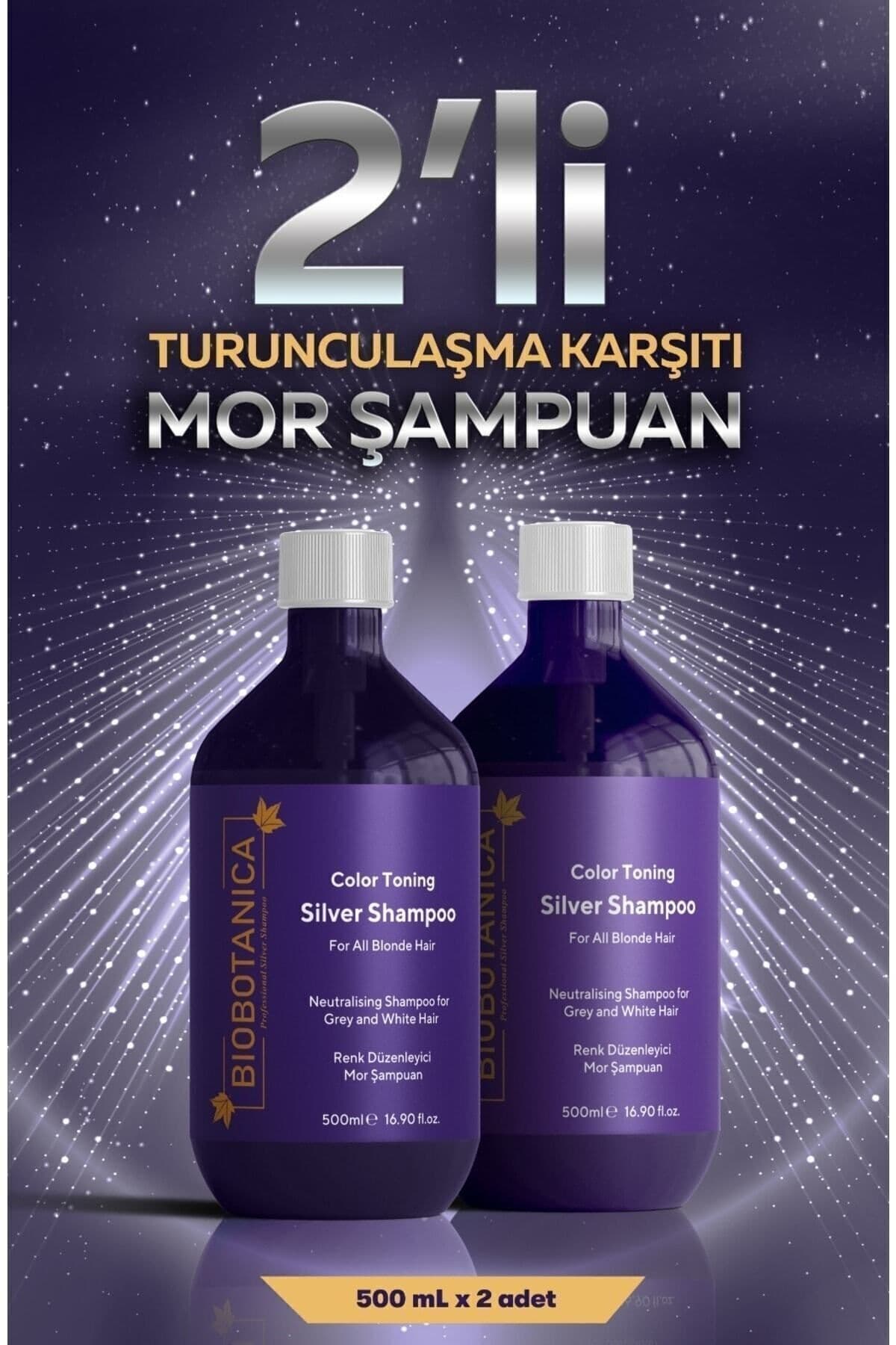 شامپو بنفش Biobotanica Silver ضد تناژ نارنجی 2 X 500 Ml (2 عدد) شامپو بنفش Biobotanica Silver ضد تناژ نارنجی 2 X 500 Ml (2 عدد)