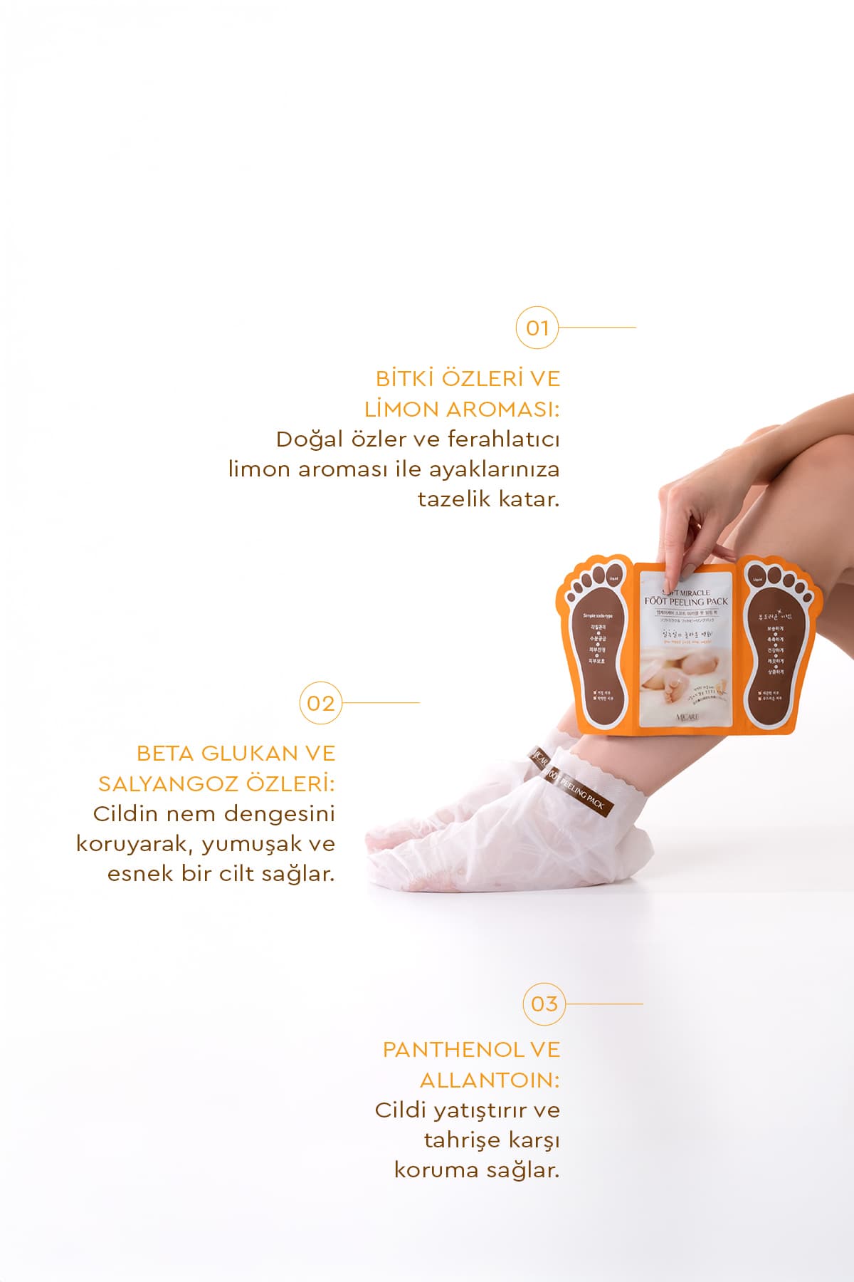 ماسک لایهبردار پا Mjcare جورابی ماسک لایهبردار پا Mjcare جورابی