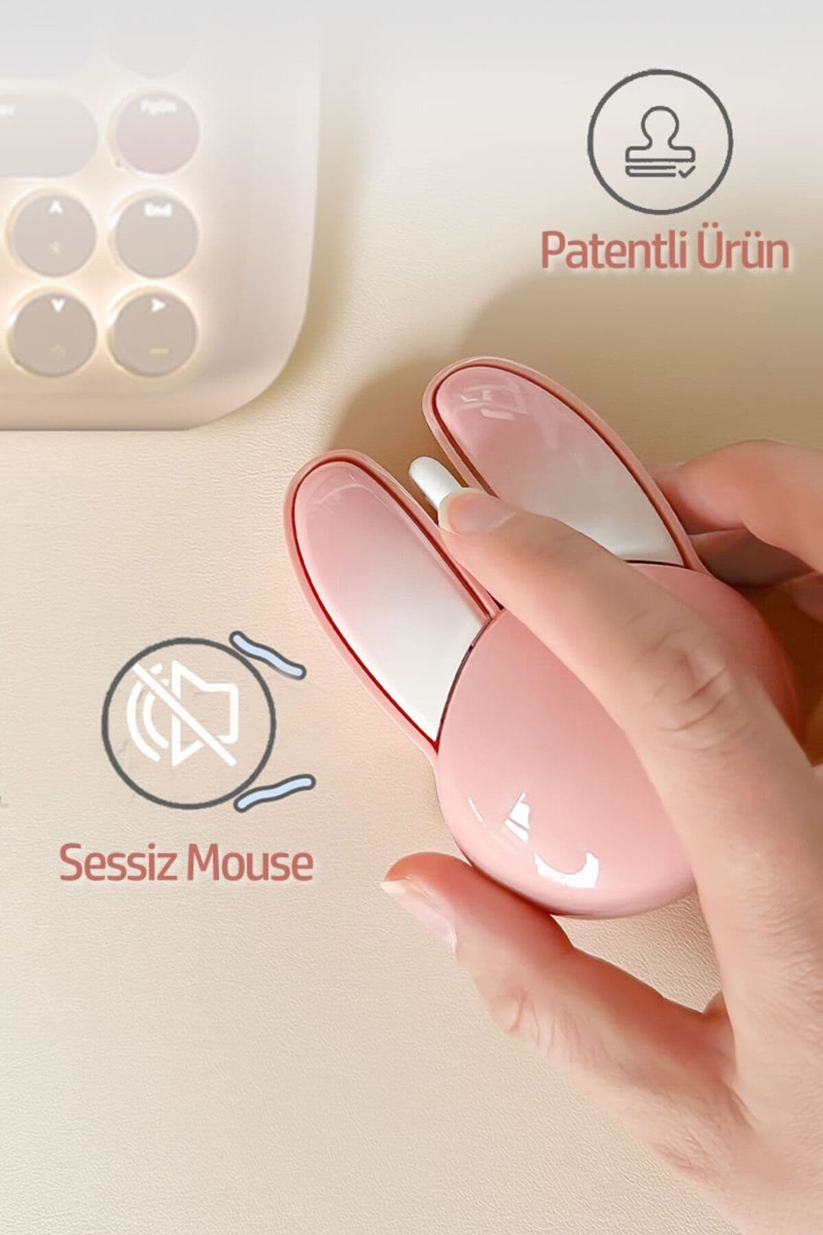 ماوس بیسیم خرگوشی Studz مدل M6 Playrab ماوس بیسیم خرگوشی Studz مدل M6 Playrab