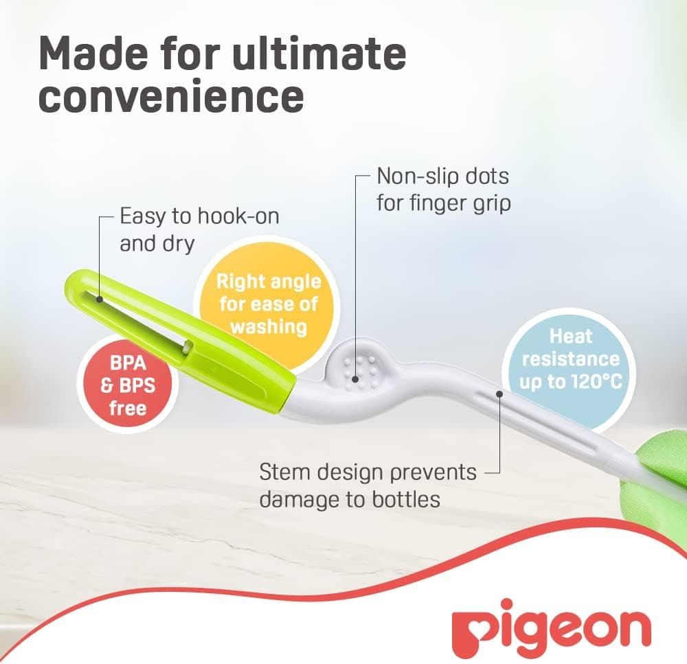 برس اسفنجی Pigeon دو حالته با دسته چرخشی 360 درجه پلاستیکی چندرنگ برس اسفنجی Pigeon دو حالته با دسته چرخشی 360 درجه پلاستیکی چندرنگ