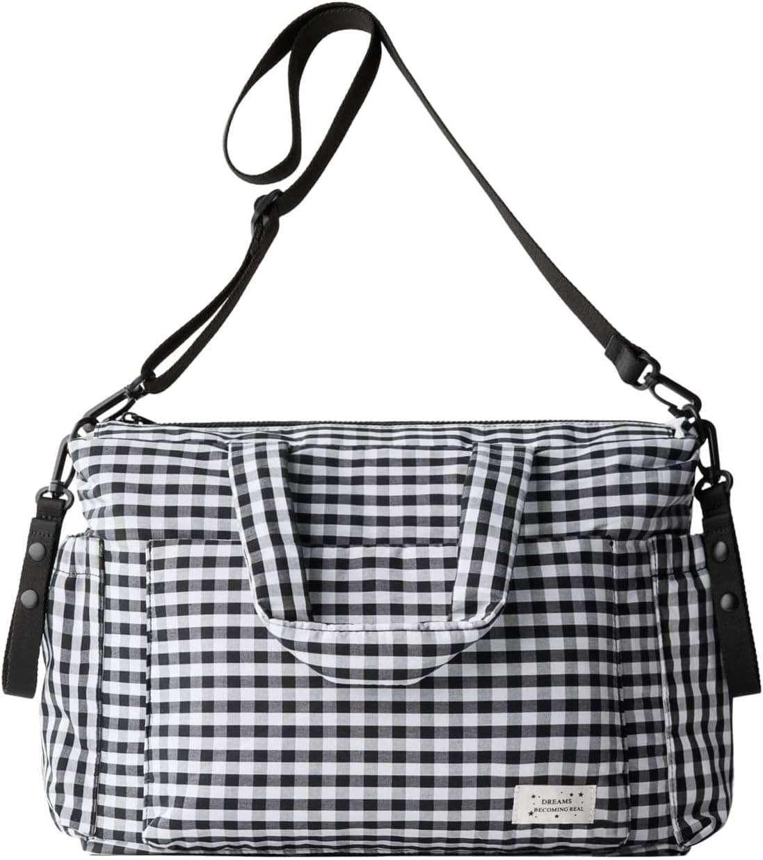 کیف لوازم نوزاد Zara چهارخانه مشکی مدل Z3k:famıly Bag کیف لوازم نوزاد Zara چهارخانه مشکی مدل Z3k:famıly Bag
