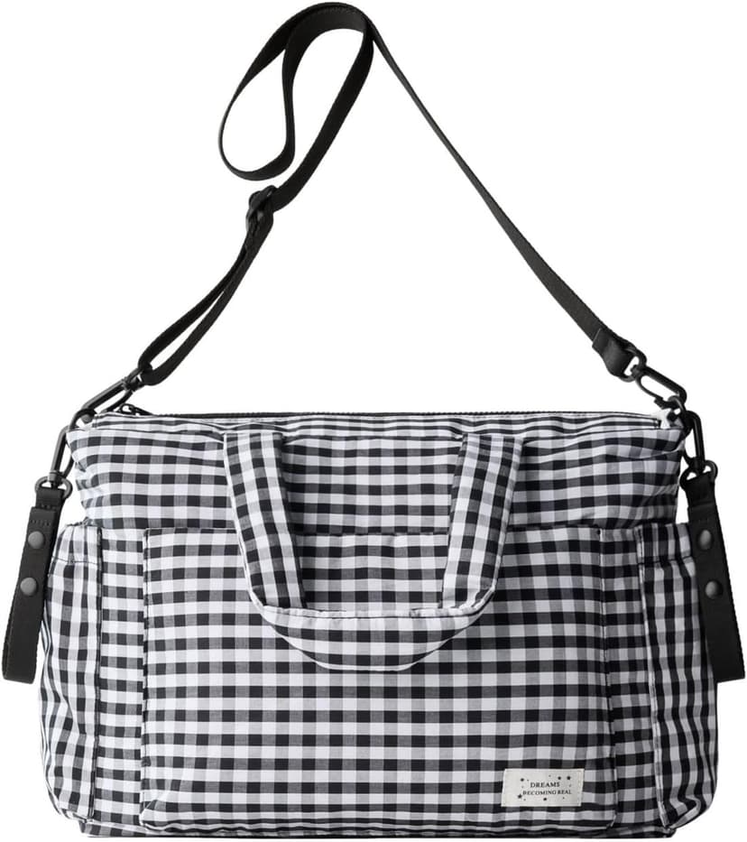 کیف لوازم نوزاد Zara چهارخانه مشکی مدل Z3k:famıly Bag کیف لوازم نوزاد Zara چهارخانه مشکی مدل Z3k:famıly Bag