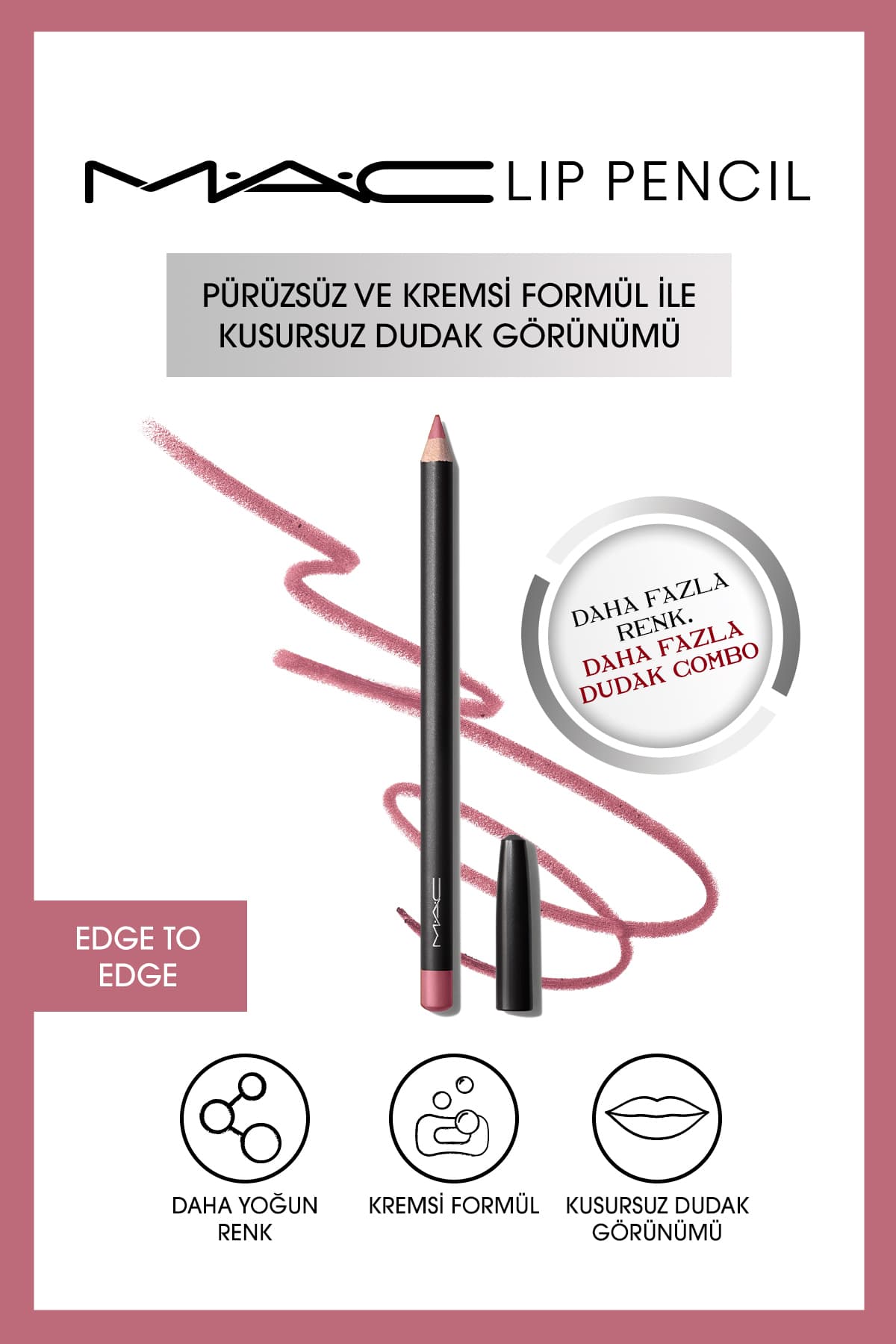مداد لب Mac کرمی و ماندگار آلویی 1.45g مداد لب Mac کرمی و ماندگار آلویی 1.45g