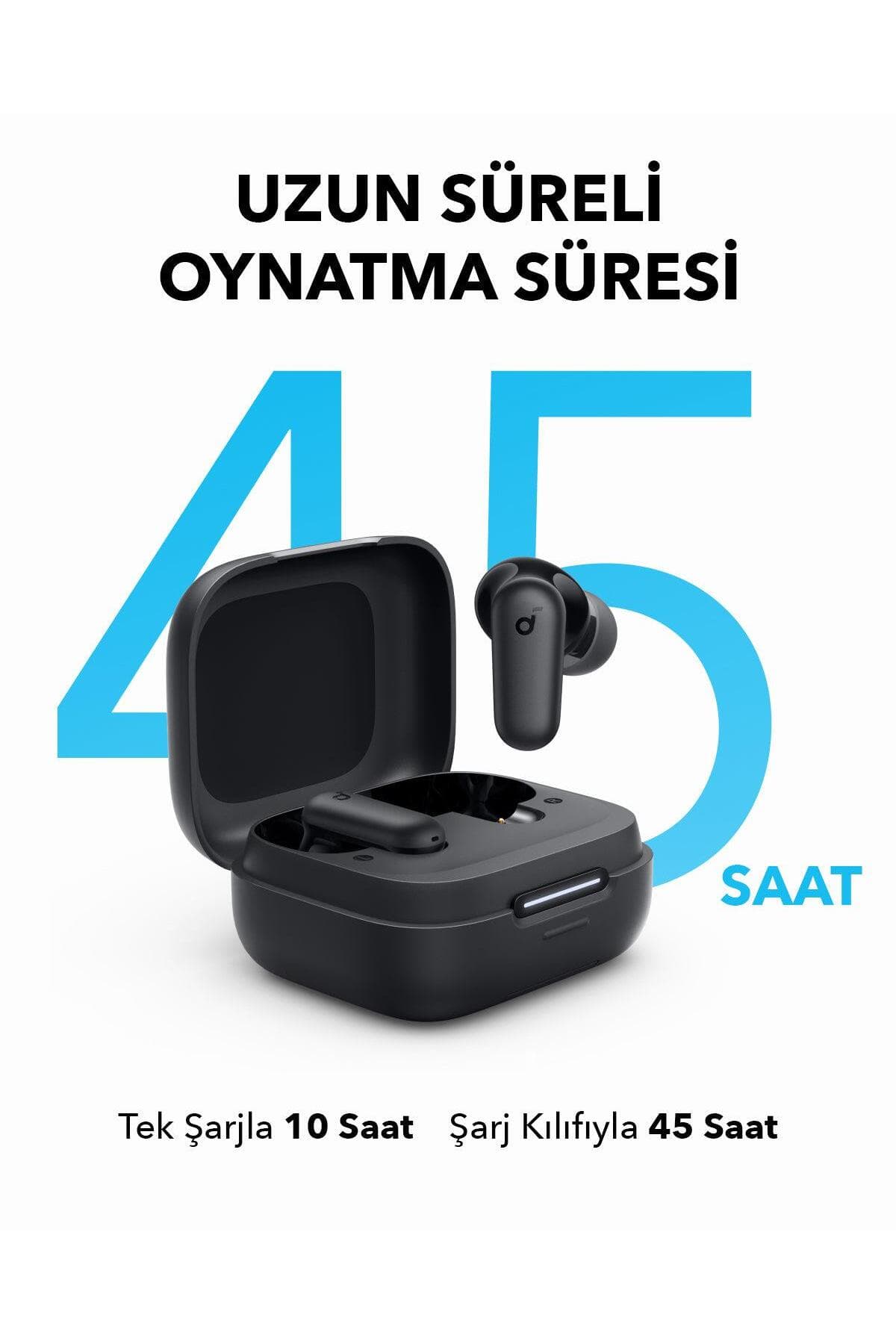 هدفون بلوتوثی داخلگوشی Anker Soundcore R50i NC با حذف نویز فعال سفید مدل A3959 هدفون بلوتوثی داخلگوشی Anker Soundcore R50i NC با حذف نویز فعال سفید مدل A3959