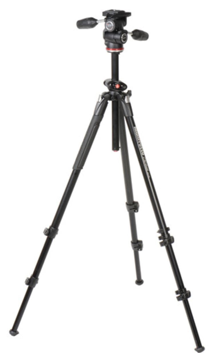 سهپایه Manfrotto با سر MH804 به ارتفاع 175.5cm مدل MK290DUA3-3W سهپایه Manfrotto با سر MH804 به ارتفاع 175.5cm مدل MK290DUA3-3W
