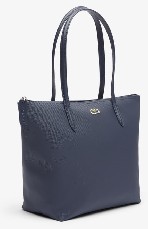 کیف دوشی کوچک زنانه Lacoste سرمهای مدل L.12.12 کیف دوشی کوچک زنانه Lacoste سرمهای مدل L.12.12