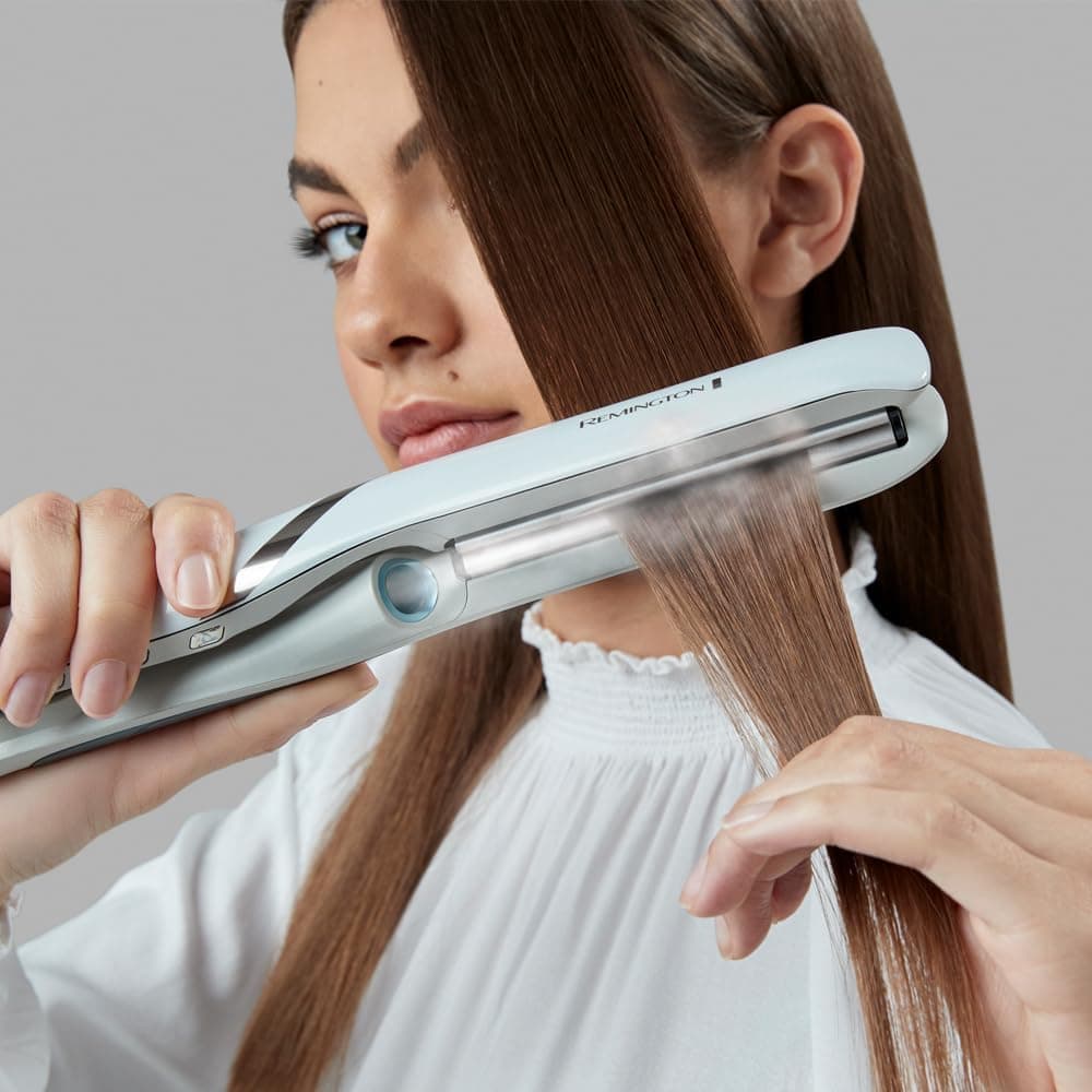 اتو مو Remington Hydraluxe Pro با فناوری مه Hydracare و روکش سرامیکی مدل S9001 اتو مو Remington Hydraluxe Pro با فناوری مه Hydracare و روکش سرامیکی مدل S9001