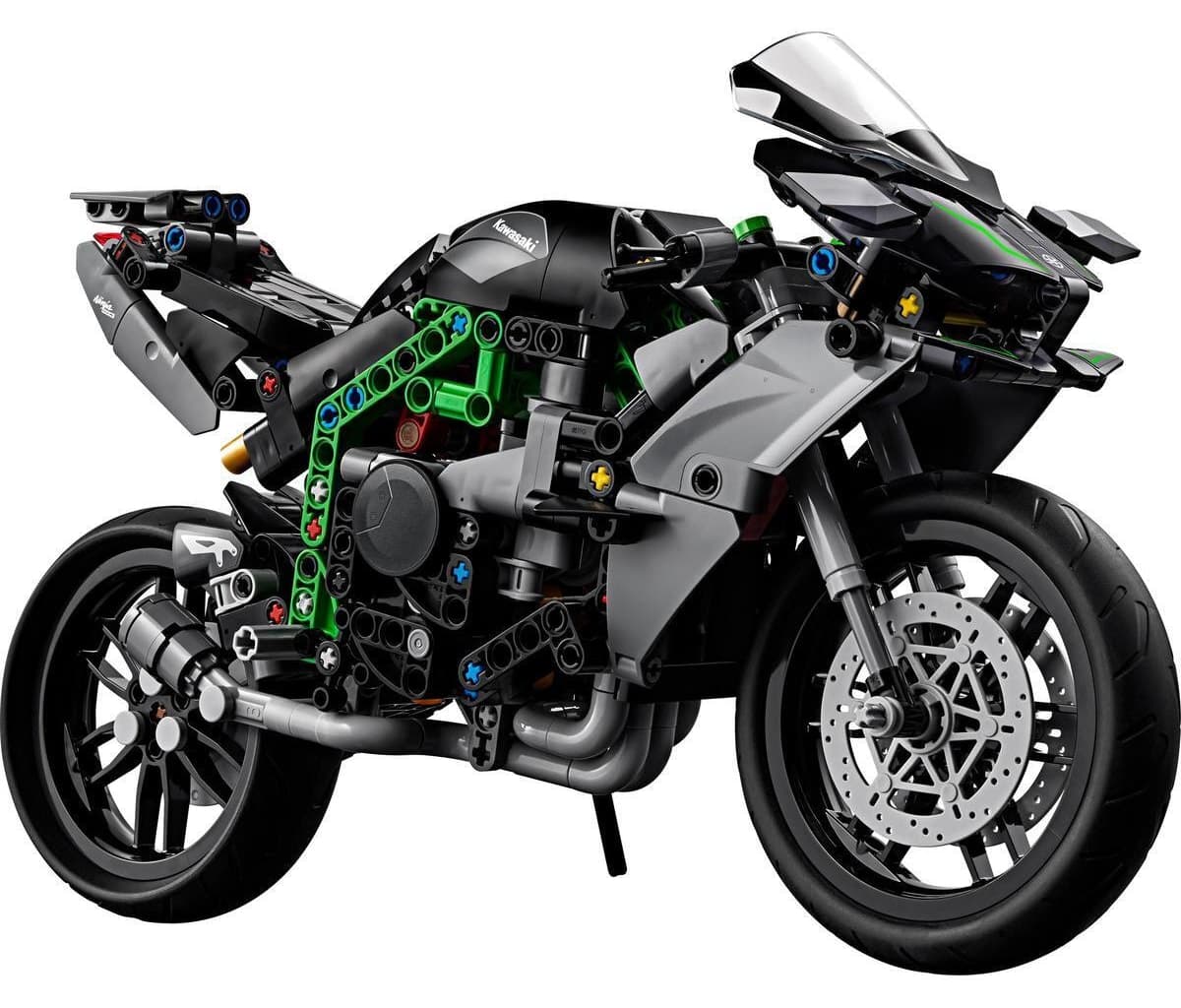 لگو Technic موتورسیکلت Kawasaki Ninja H2R مدل 42170 با 643 قطعه لگو Technic موتورسیکلت Kawasaki Ninja H2R مدل 42170 با 643 قطعه