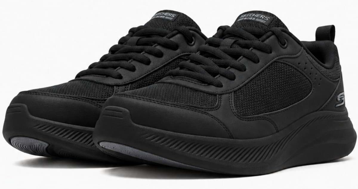کفش ورزشی مردانه Skechers Bobs Moda Flex سیاه مدل 118157TK کفش ورزشی مردانه Skechers Bobs Moda Flex سیاه مدل 118157TK