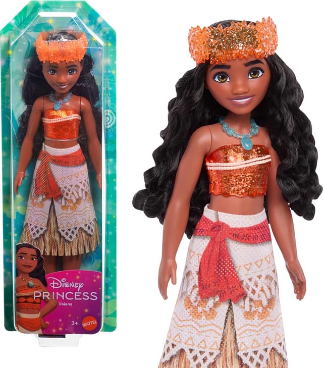 عروسک دخترانه Mattel Disney Princess مفصلدار Moana با لباس و لوازم جانبی درخشان مدل HLW05 عروسک دخترانه Mattel Disney Princess مفصلدار Moana با لباس و لوازم جانبی درخشان مدل HLW05