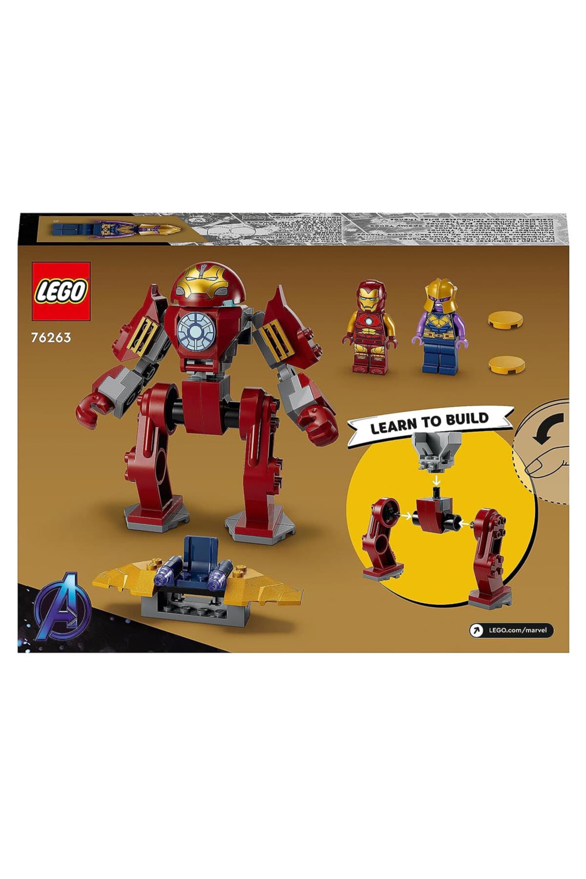 مجموعه ساختنی لگو Marvel Iron Man Hulkbuster برای مقابله با Thanos مدل 76263 مجموعه ساختنی لگو Marvel Iron Man Hulkbuster برای مقابله با Thanos مدل 76263