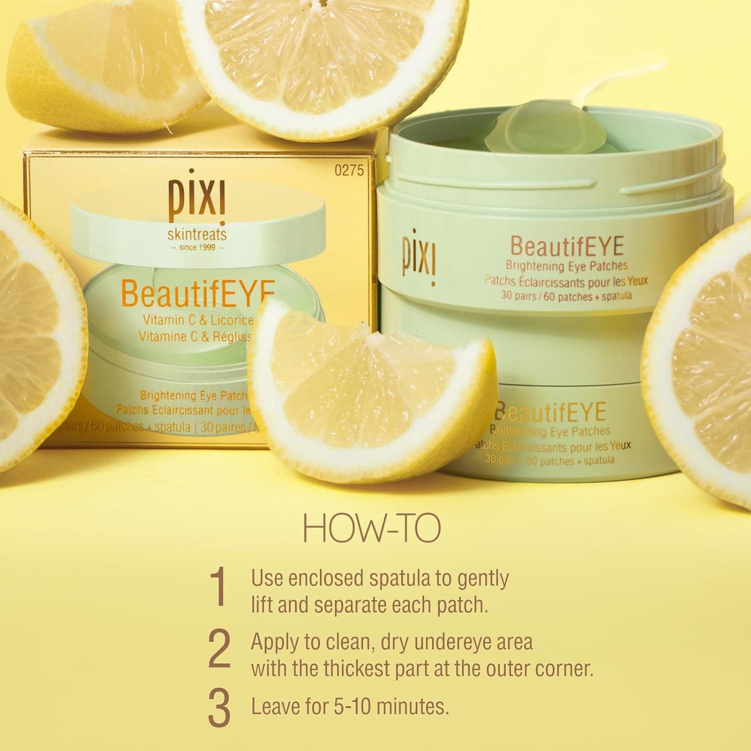 پچ زیر چشم Pixi روشنکننده با ویتامین C BeautifEYE 30pairs پچ زیر چشم Pixi روشنکننده با ویتامین C BeautifEYE 30pairs