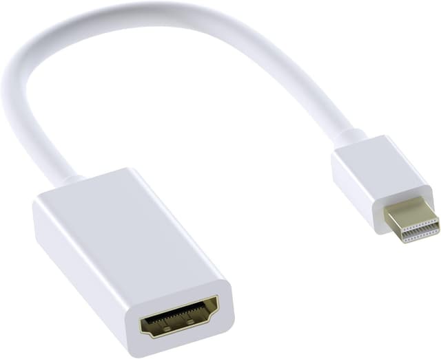 آداپتور Mini DP (Thunderbolt) به HDMI سازگار با MacBook Pro، MacBook Air، Mac Mini و Microsoft Surface Pro 3/4 MMOBIEL سفید آداپتور Mini DP (Thunderbolt) به HDMI سازگار با MacBook Pro، MacBook Air، Mac Mini و Microsoft Surface Pro 3/4 MMOBIEL سفید