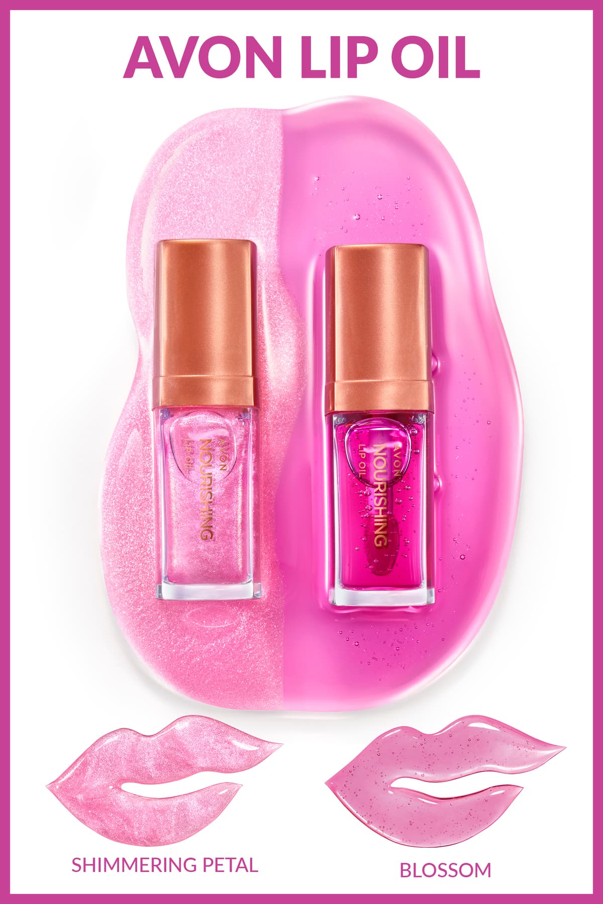 روغن لب Avon True Nourishing 7ml Shimmering Petal روغن لب Avon True Nourishing 7ml Shimmering Petal