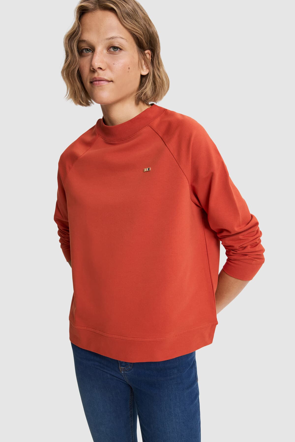 سویشرت زنانه U.S. Polo Assn. قرمز آجری ساده مدل 50328980-VR206 سویشرت زنانه U.S. Polo Assn. قرمز آجری ساده مدل 50328980-VR206