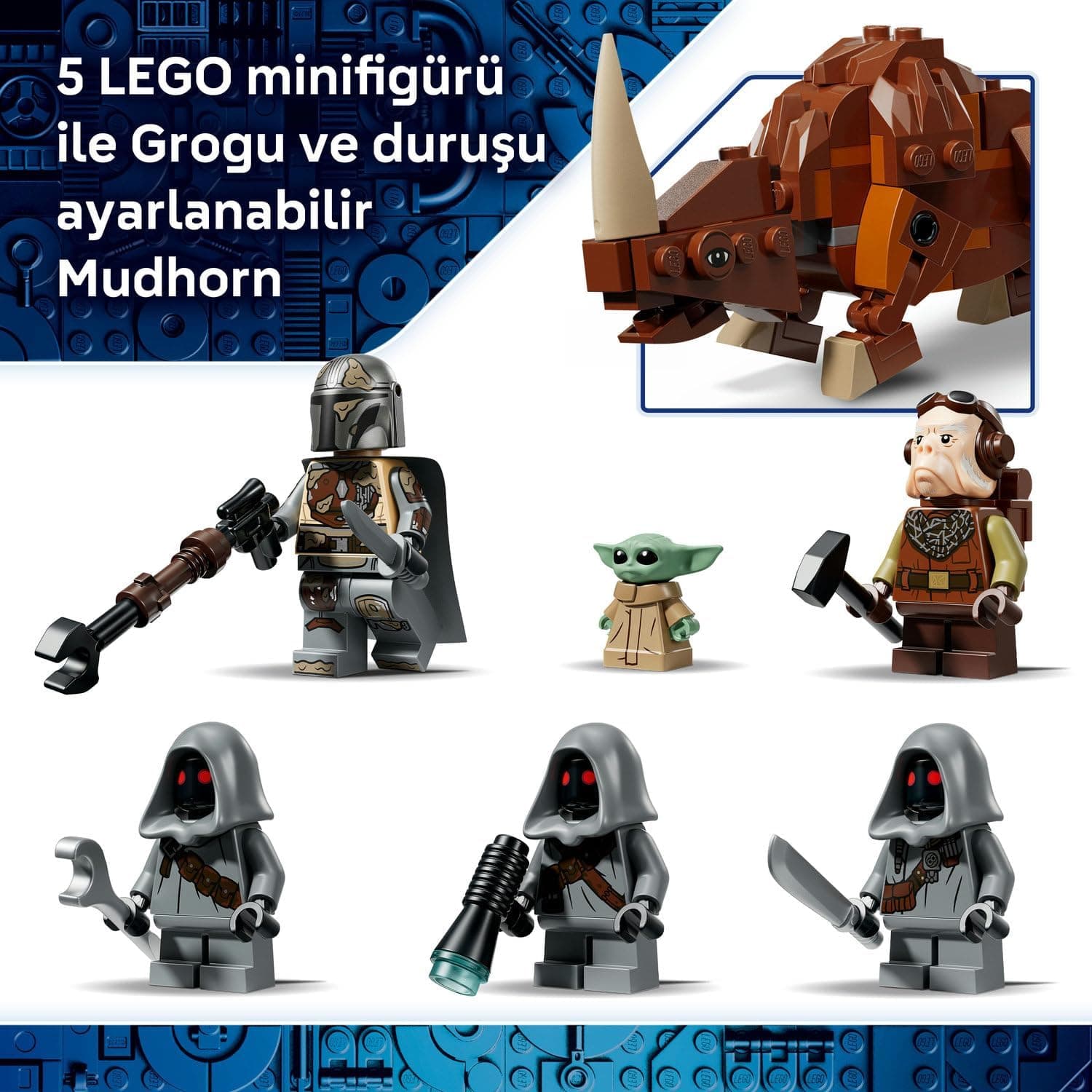 مهندسی LEGO Star Wars لگو وسیله نقلیه بیابانی و Mudhorn 75453 مهندسی LEGO Star Wars لگو وسیله نقلیه بیابانی و Mudhorn 75453