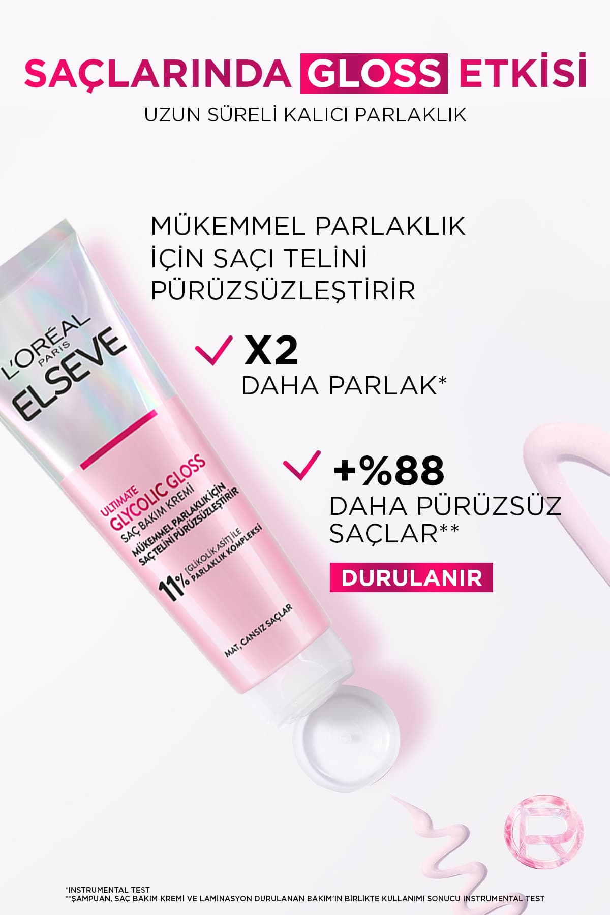 ست مراقبت مو Elseve Glycolic Gloss شامپو، نرمکننده و لمینیشن ست مراقبت مو Elseve Glycolic Gloss شامپو، نرمکننده و لمینیشن