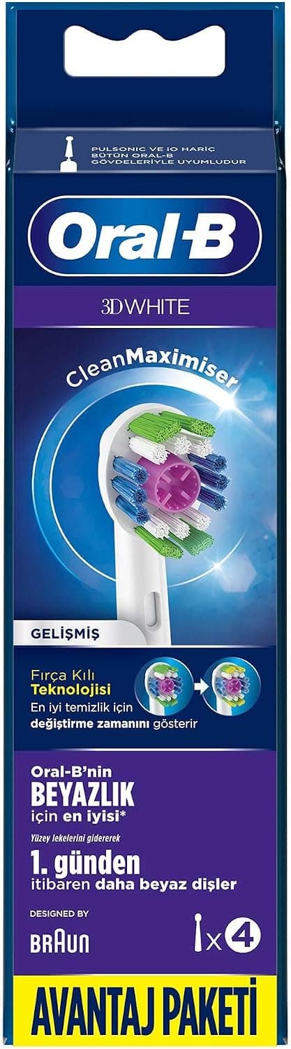 سری یدکی مسواک Oral-B مدل Pro White بسته 2 عددی سری یدکی مسواک Oral-B مدل Pro White بسته 2 عددی