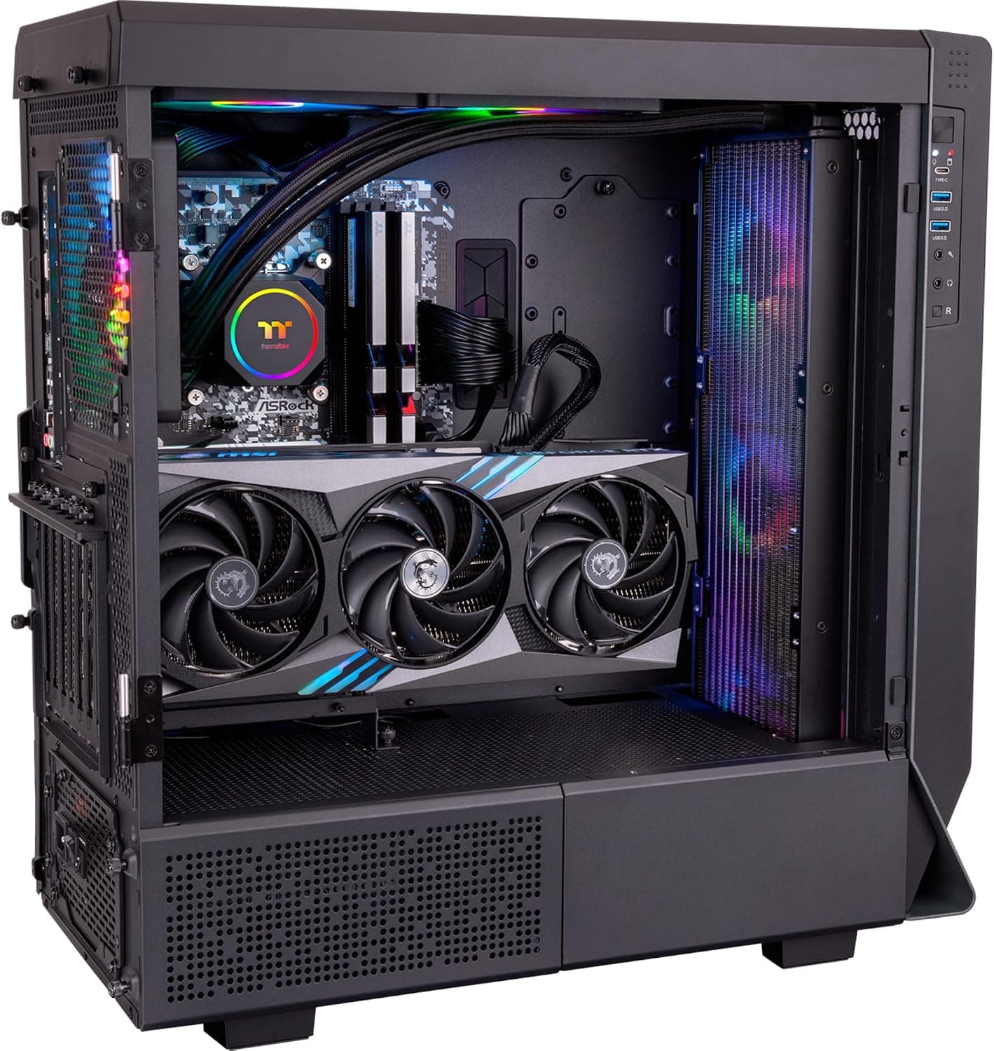 خنککننده مایع یکپارچه Thermaltake مدل TH420 ARGB Sync خنککننده مایع یکپارچه Thermaltake مدل TH420 ARGB Sync