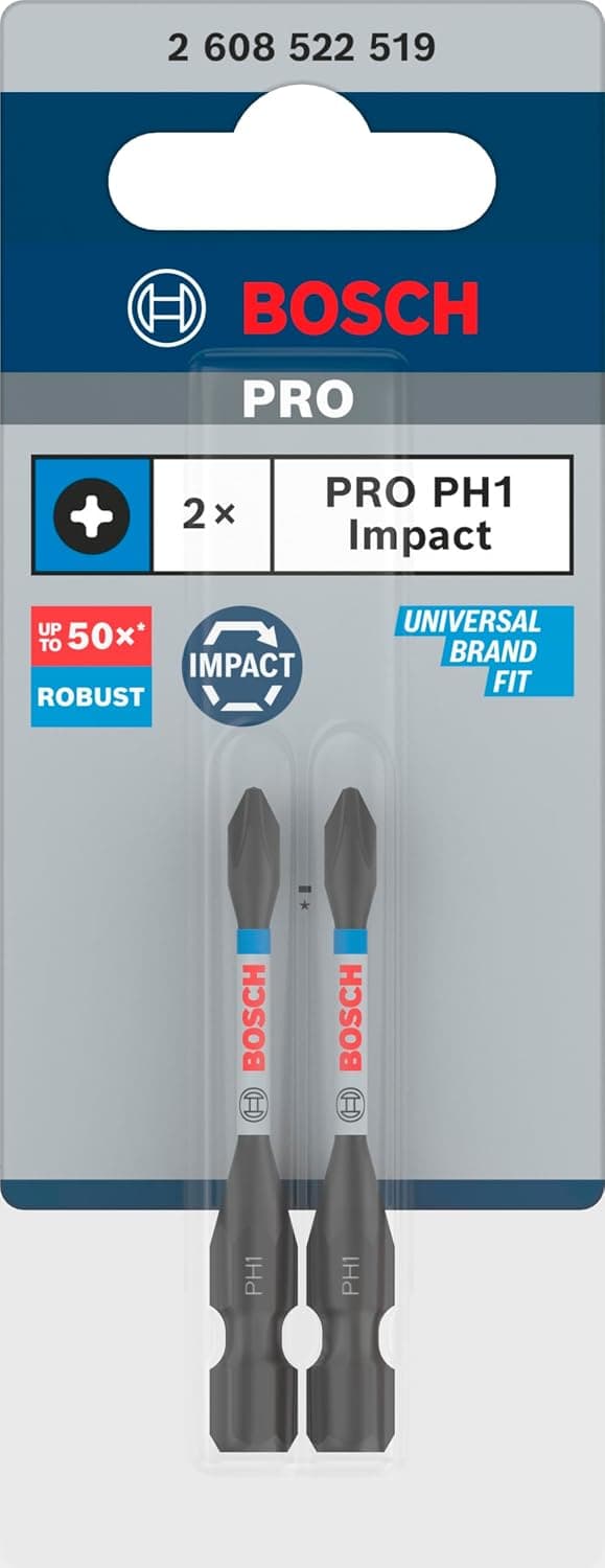 بیت پیچگوشتی ضربهای Bosch PRO 2x فیلیپس 120 x 50 mm بیت پیچگوشتی ضربهای Bosch PRO 2x فیلیپس 120 x 50 mm