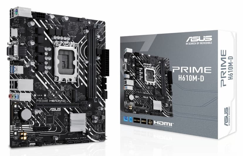 مادربرد ASUS Prime مدل H610M-D DDR5 5600MHz OC mATX مادربرد ASUS Prime مدل H610M-D DDR5 5600MHz OC mATX