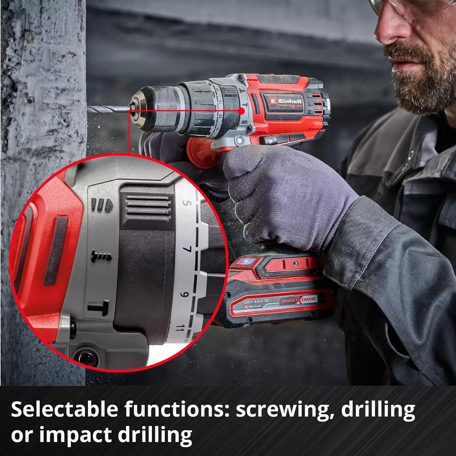 پیچگوشتی ضربهای شارژی Einhell Professional مدل TP-CD 18/70 Li-i BL 4514315 پیچگوشتی ضربهای شارژی Einhell Professional مدل TP-CD 18/70 Li-i BL 4514315