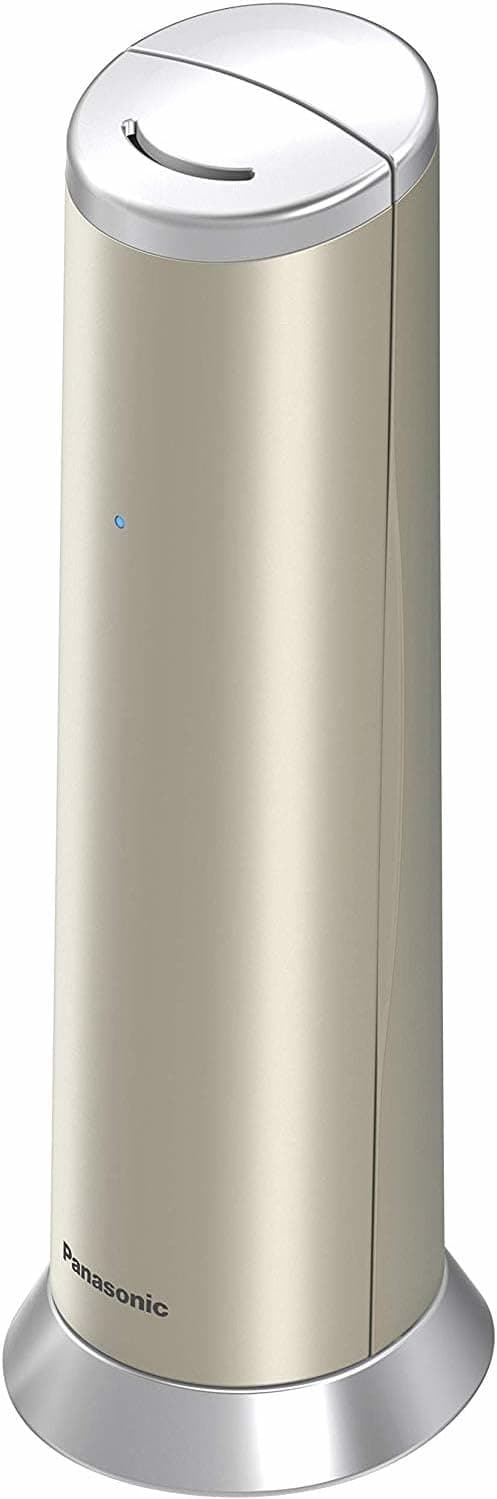تلفن بیسیم Panasonic با منشی تلفنی، ساعت زنگدار، مکالمه بدون دست و Eco-Plus، رنگ شامپاینی مدل KX-TGK220GN تلفن بیسیم Panasonic با منشی تلفنی، ساعت زنگدار، مکالمه بدون دست و Eco-Plus، رنگ شامپاینی مدل KX-TGK220GN