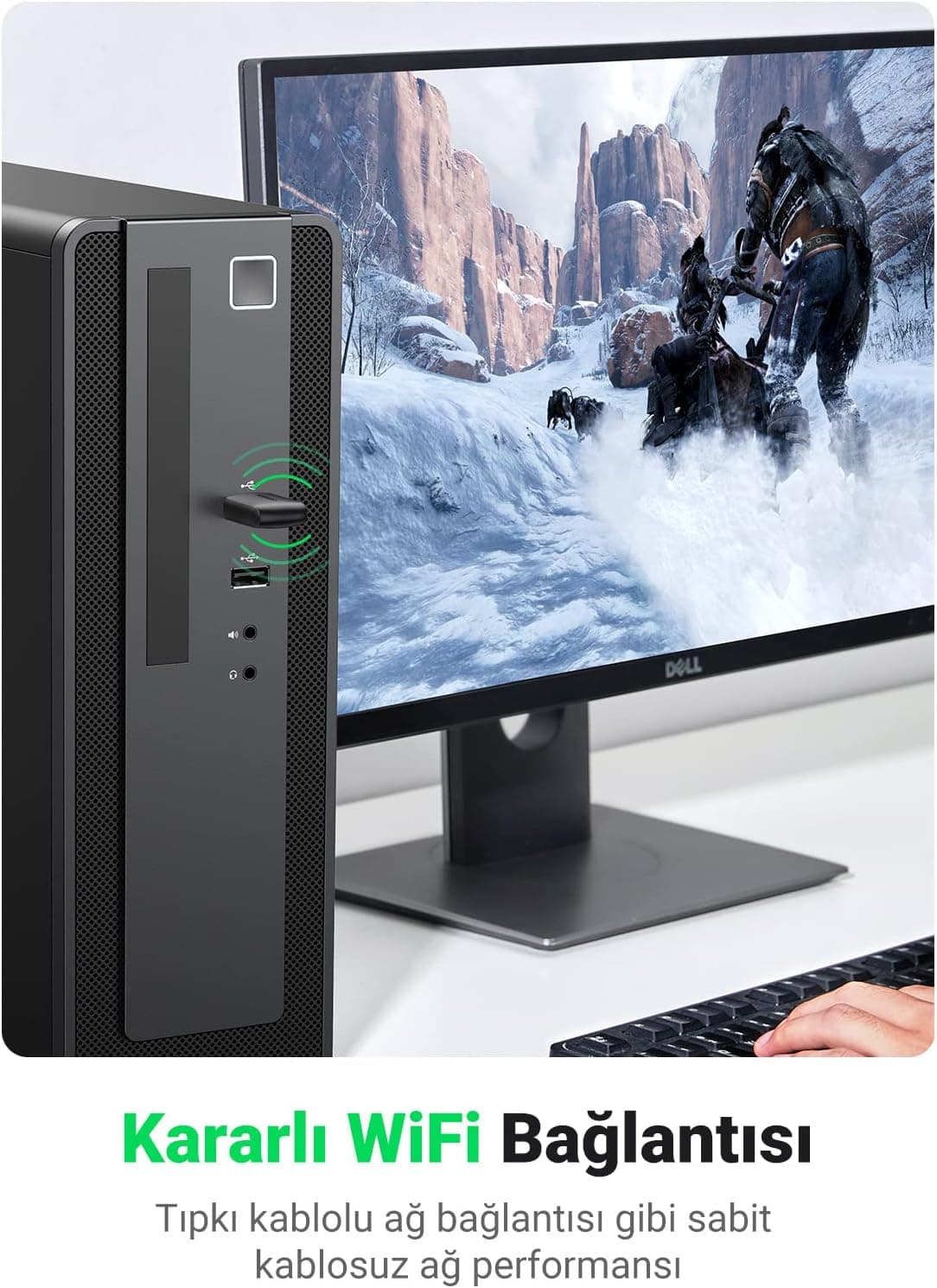 آداپتور شبکه USB UGREEN گیرنده Wi-Fi دوبانده 2.4 و 5 GHz آداپتور شبکه USB UGREEN گیرنده Wi-Fi دوبانده 2.4 و 5 GHz