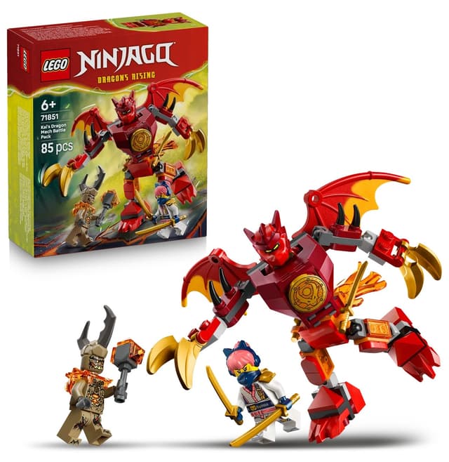 لگو 71851 NINJAGO برای 6+ سال بسته نبرد ربات اژدهای Kai (85 قطعه) لگو 71851 NINJAGO برای 6+ سال بسته نبرد ربات اژدهای Kai (85 قطعه)