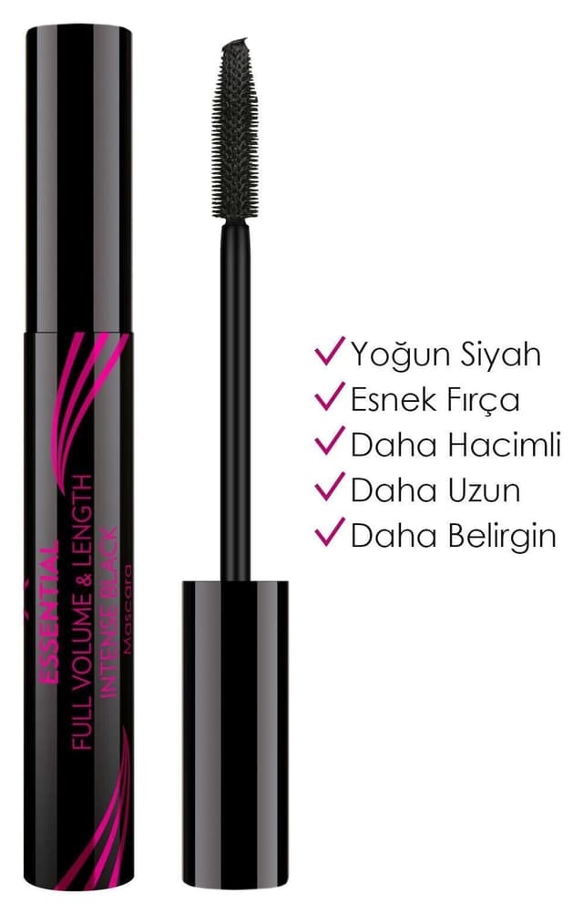 ماسکارا Golden Rose Essential حجم و طول دهنده مشکی ماسکارا Golden Rose Essential حجم و طول دهنده مشکی