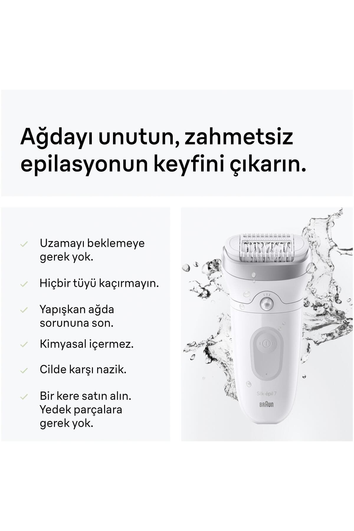 اپیلاتور Braun Silk·épil 7 مناسب استفاده خشک و مرطوب مدل 7-241 اپیلاتور Braun Silk·épil 7 مناسب استفاده خشک و مرطوب مدل 7-241