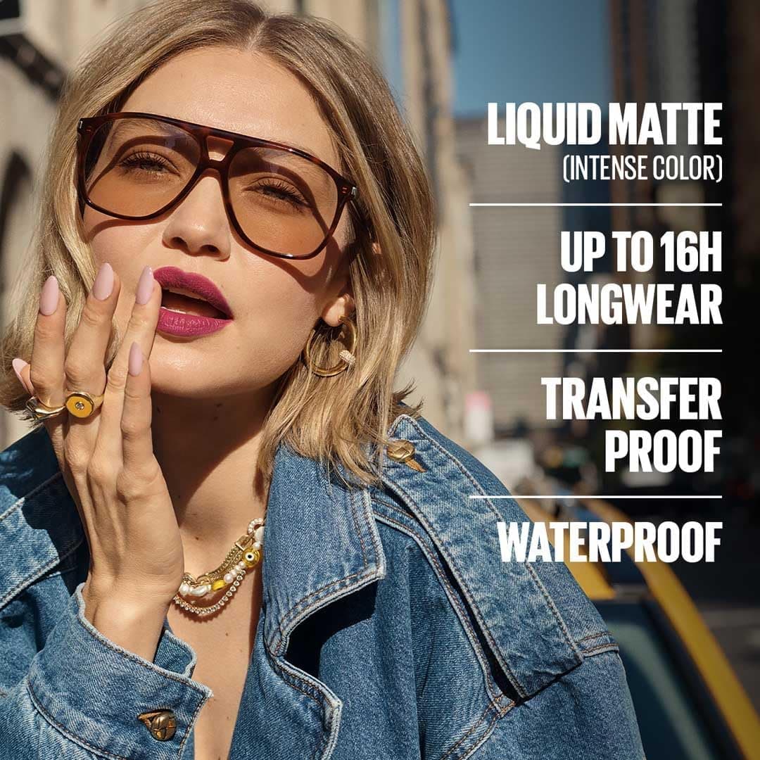 رژ لب مایع Maybelline Super Stay Matte Ink ماندگاری 16H رنگ 510 Charmer رژ لب مایع Maybelline Super Stay Matte Ink ماندگاری 16H رنگ 510 Charmer