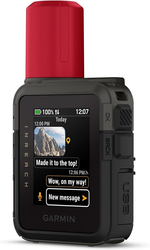 دستگاه ارتباط ماهوارهای Garmin inReach Mini 3 Plus با صفحه لمسی دستگاه ارتباط ماهوارهای Garmin inReach Mini 3 Plus با صفحه لمسی