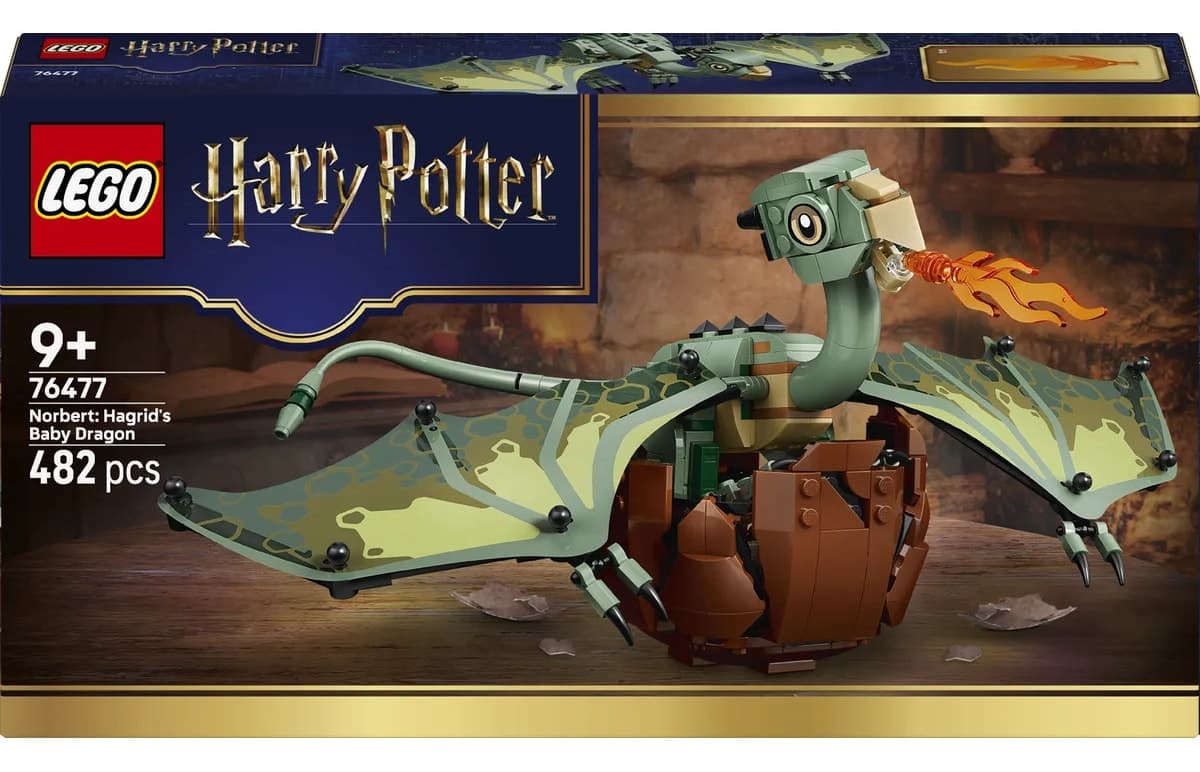 لگو Harry Potter نوربرت بچه اژدهای Hagrid مدل 76477 لگو Harry Potter نوربرت بچه اژدهای Hagrid مدل 76477