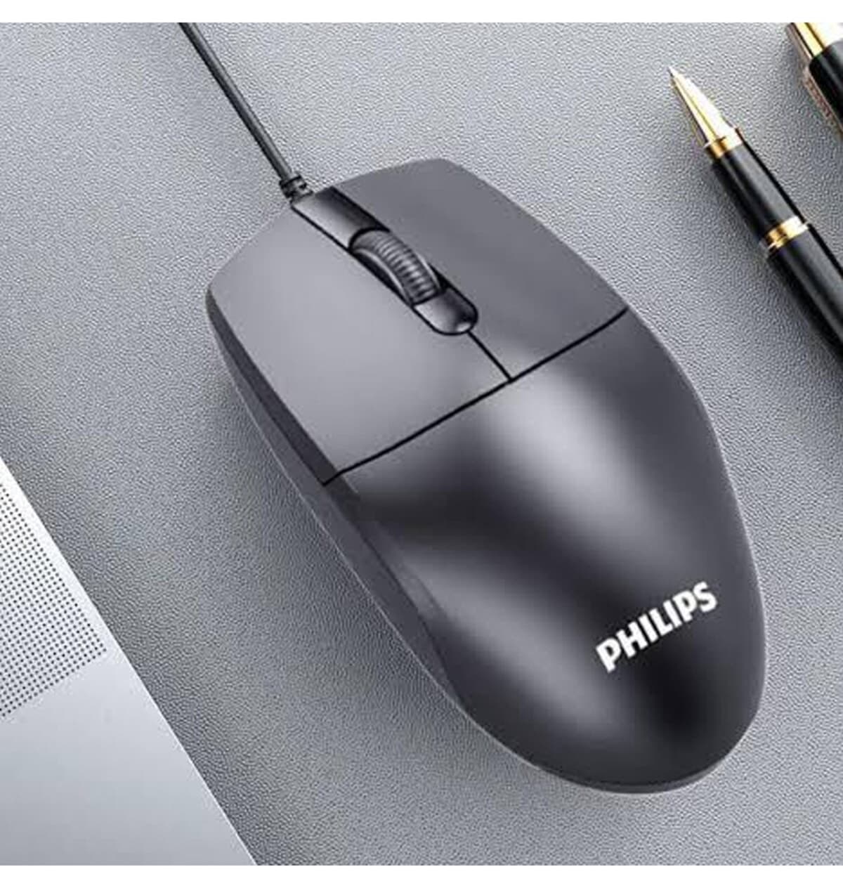 موس باسیم Philips مدل Spk7247 کابل 1.8 متری 1200DPI موس باسیم Philips مدل Spk7247 کابل 1.8 متری 1200DPI