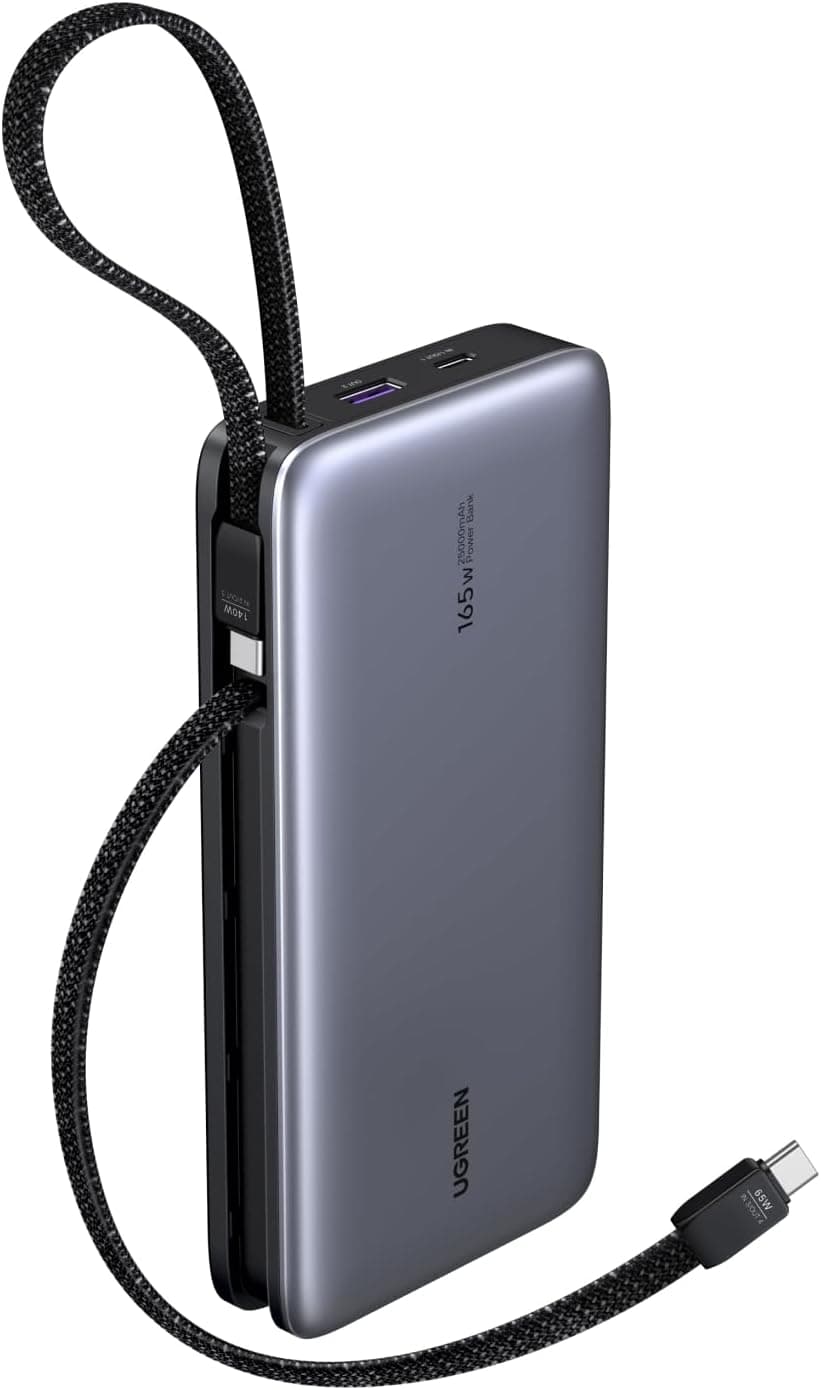 پاوربانک لپتاپ UGREEN 145W ظرفیت 25000mAh سه پورت USB C پاوربانک لپتاپ UGREEN 145W ظرفیت 25000mAh سه پورت USB C