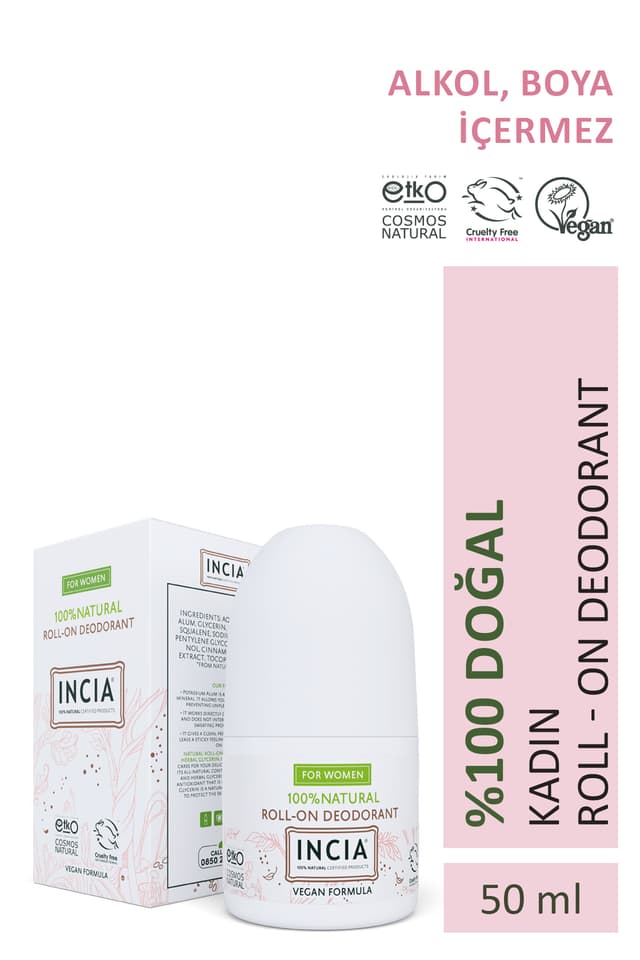 رولآن دئودورانت زنانه INCIA ضد بوی تعریق بدون ایجاد لک 50 ml رولآن دئودورانت زنانه INCIA ضد بوی تعریق بدون ایجاد لک 50 ml