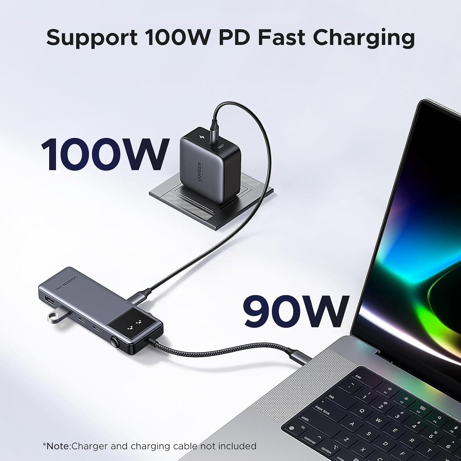 هاب USB C UGREEN با خروجی HDMI 4K@60Hz مدل Uno هاب USB C UGREEN با خروجی HDMI 4K@60Hz مدل Uno